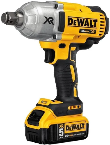 Miniatura 2 de DEWALT Llave de impacto 20V MAX* XR 3/4", inalámbrica, anillo de retención, con 2 baterías y cargador, 5Ah (DCF897P2)