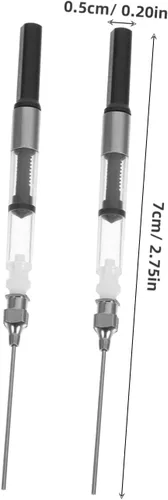 Miniatura 2 de 6 unids convertidor de pluma estilográfica asistente de llenado de tinta pluma estilográfica absorbedor de tinta suministros de papelería