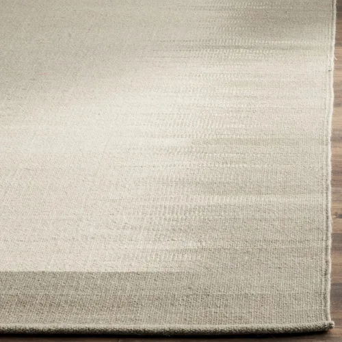 Miniatura 3 de SAFAVIEH Kilim Collection - Alfombra decorativa de 4 x 6 pies, color beige y verde claro, hecha a mano, lana de tejido plano, ideal para zonas