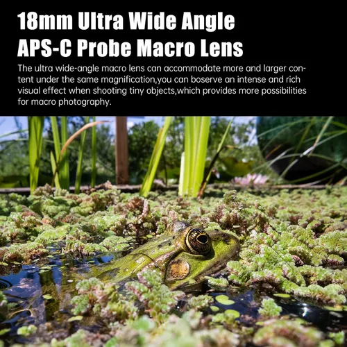 Miniatura 5 de AstrHori Juego de lentes F8 de 90 ° y sonda de visión directa y sonda de visión directa gran angular 2X macro para cámaras sin espejo APS-C Nikon Z