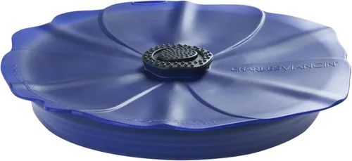 Charles Viancin - Tapa de silicona Poppy Pop para almacenamiento de alimentos - 8 pulgadas/7.9 in - Sello hermético en cualquier superficie lisa de