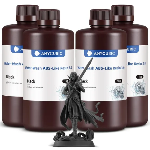 Miniatura 29 de ANYCUBIC Resina lavable con agua ABS-Like 3.0, resina para impresora 3D, alta dureza y alta precisión, fácil de procesar posteriormente, bajo olor