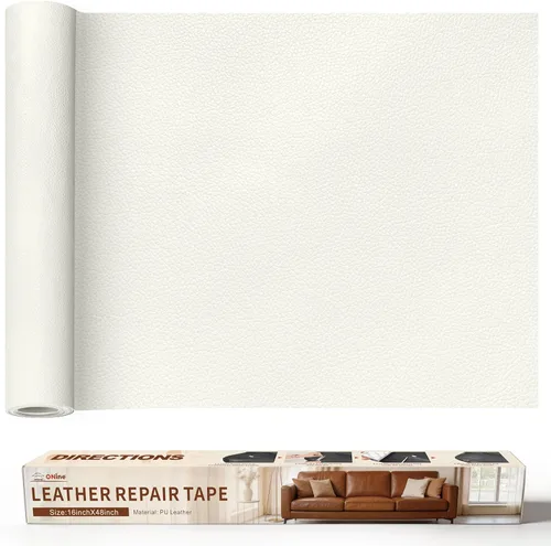 Miniatura 81 de Cinta de reparación de piel de 3 x 60 pulgadas, parche autoadhesivo de reparación de piel para sofás, muebles, asiento del conductor (color negro)