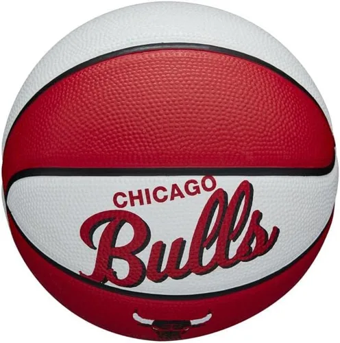 Miniatura 4 de Wilson NBA Team Retro Mini Balones de Baloncesto - Tamaño Mini - 3" Chicago Bulls