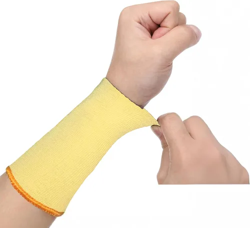 Miniatura 15 de G & F PRODUCTS 100% Kevlar fiber by DuPont Cut Resistant Knit Sleeve, Sold by 6-piece pack Corte Nivel 3 con ranura para pulgar de 18 pulgadas