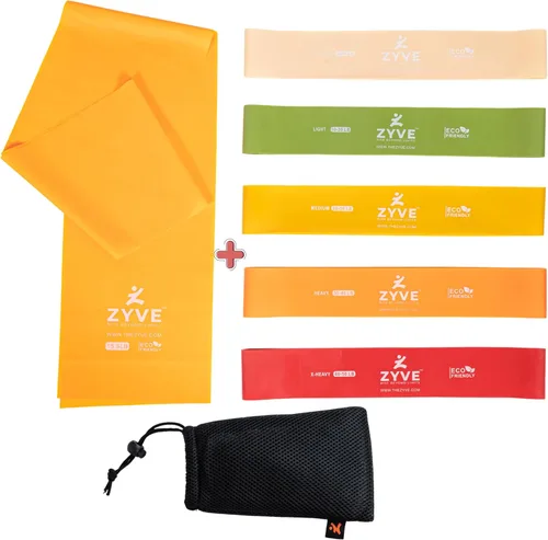 Juego de 5 bandas de resistencia para mujeres y hombres, bandas de goma natural resistentes de 12 pulgadas para piernas, glúteos, entrenamiento de