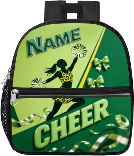 Miniatura 16 de Mochila transparente personalizada para niñas, mochila escolar de porristas de 12 x 6 x 12 pulgadas para mujeres, niños, adolescentes Azul