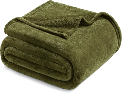 Miniatura 77 de Exclusivo Mezcla Manta de vellón para sofá, cama, súper suave y cálida, para uso en todas las estaciones, acogedora, afelpada, ligera, azul hielo