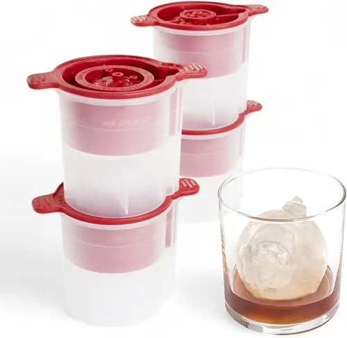 Miniatura 7 de Tovolo Molde de Hielo para Perro Forma de Esfera Hielo en Forma de Perro Moldes de Hielo Esférico Juego de 2 Regalo Festivo para Navidad Relleno