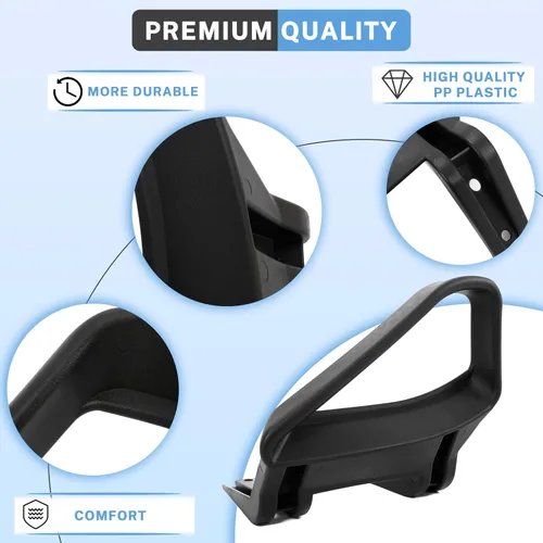 Miniatura 4 de HECASA Par de manijas de asiento de carrito de golf compatibles con EZGO TXT 1994 en adelante de repuesto de gas y eléctrico para 71701-G01