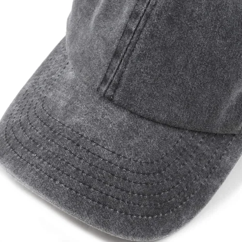 Miniatura 4 de The Hat Depot 100% algodón pigmento teñido de perfil bajo sombrero de papá seis panel casquillo