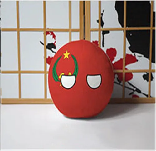 Miniatura 45 de Polandball Countryballs Muñeco de peluche Ucrania España Hungría Portugal Rumanía Grecia Austria México Polonia Ball (15,3.8 pulgadas)
