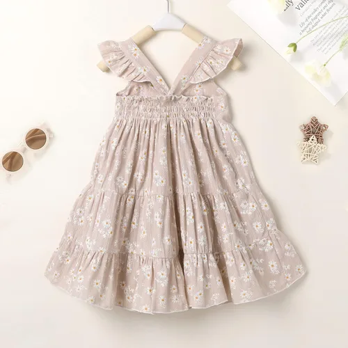 Miniatura 3 de Vestido de princesa sin mangas con diseño de arco iris para niños y niñas pequeñas