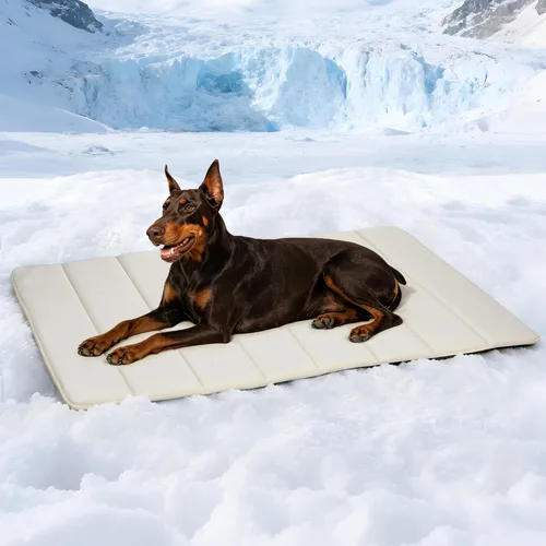 Miniatura 46 de Tapete para jaula para perros de tamaño XL, cama de espuma viscoelástica de 41 x 27 pulgadas, lavable y antideslizante, tapete ultrasuave para Oscuro