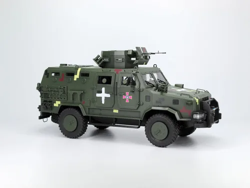 Miniatura 4 de ICM 35014 - 'Kozak-2', Vehículo Blindado Ucraniano Clase MRAP (100% Nuevos moldes) - Escala 1:35