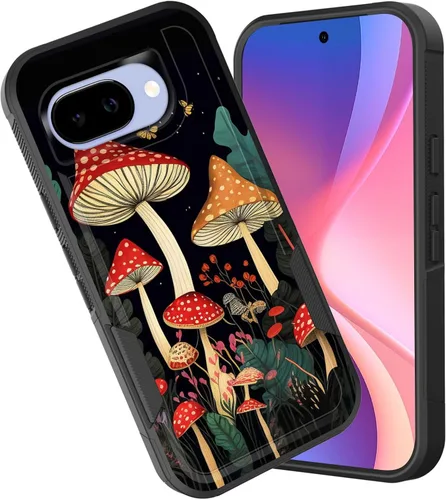 Miniatura 41 de Funda para Pixel 6A, funda híbrida de doble capa resistente a prueba de golpes de policarbonato duro de silicona suave TPU para Google Pixel 6A