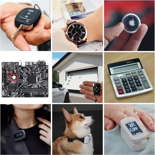 Miniatura 6 de Batería CR2025 para llave de coche: baterías de litio de 3 V, paquete de 10 - Celda de moneda 2025 para reloj Dispositivo de seguimiento remoto