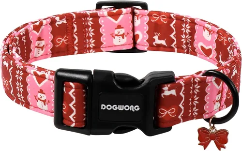 Miniatura 7 de DOGWONG Collar de Perro de Halloween, Collar de Perro de Halloween Rosa Ajustable Suave Lindo Collar de Fantasma Niña para Mascotas Perros Lindos