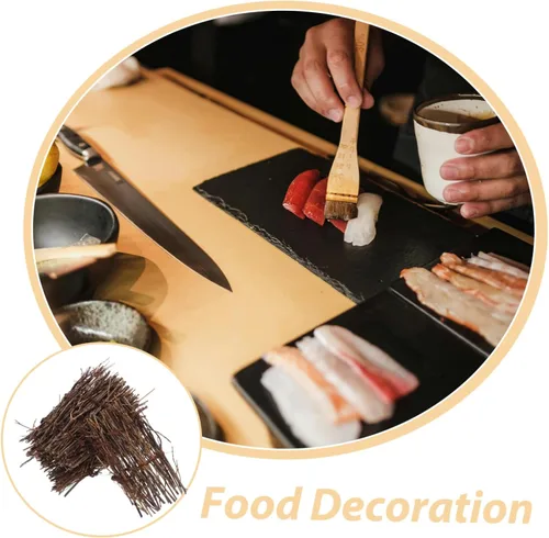 Miniatura 7 de Hemoton Plato de sashimi, 6 piezas, arreglo de productos de fotografía, accesorios de decoración de placa de sushi, tapete de sushi, plato de sushi