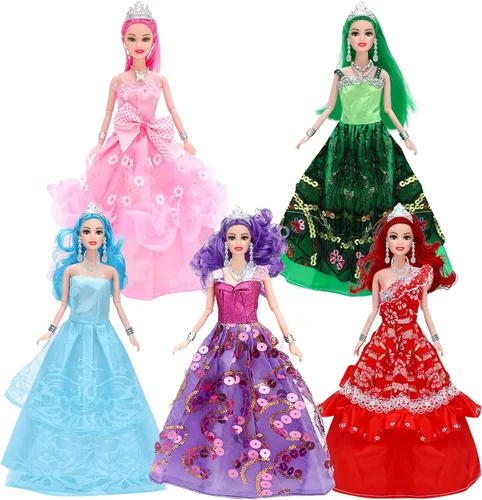 Miniatura 6 de ONEST 5 juegos de muñecas embarazadas de 11.5 pulgadas, incluyen 5 muñecas embarazadas, 5 piezas de ropa de muñeca hecha a mano, 5 pares de zapatos