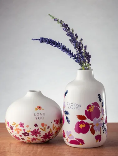 Miniatura 5 de Karma, Jarrones de cerámica blancos pequeños para decoración rústica del hogar, mini jarrones para decoración moderna de granja, sala de estar