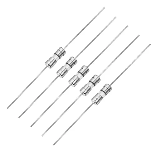 Miniatura 17 de Bettomshin 20 fusibles de plomo axial de tubo de cerámica T1A de 250 V, 0.142 x 0.394 in/0.14 x 0.39 pulgadas, fusible de fusión lenta de retardo