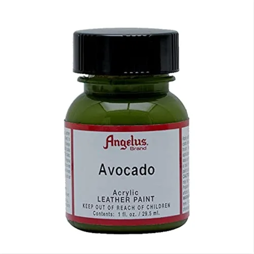 Angelus - Pintura acrílica para cuero, 1 oz, color aguacate verde Verde aguacate