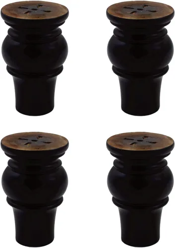 WEICHUAN Patas de madera maciza para muebles, patas de moño, de repuesto, sofá, silla, otomana, sofá biplaza otomana, mesa de café, armario, soporte