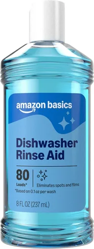 Miniatura 7 de Amazon Basics Líquido abrillantador para lavavajillas, 32 onzas líquidas, paquete de 1