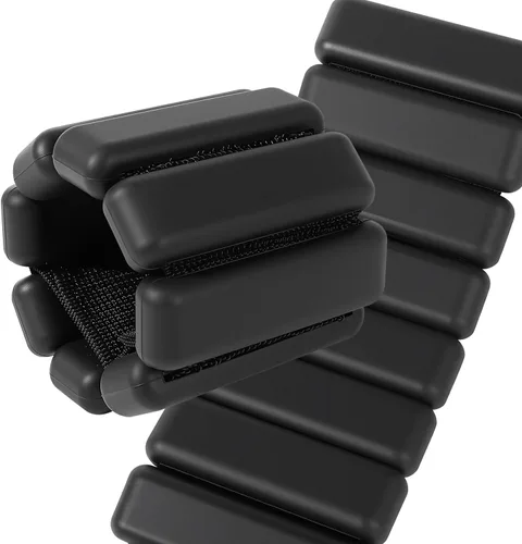 Miniatura 8 de Pesas de Tobillo y Muñeca para Mujeres – Pesas Ajustables de Silicona para Muñeca y Tobillo, Juego Portátil de Brazo/Pierna para Pilates, Yoga