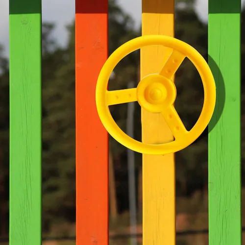 Miniatura 3 de Juego de 6 volantes de plástico para parque infantil, juego de volante, juguetes para niños, casa de juegos, accesorios para casa de árbol