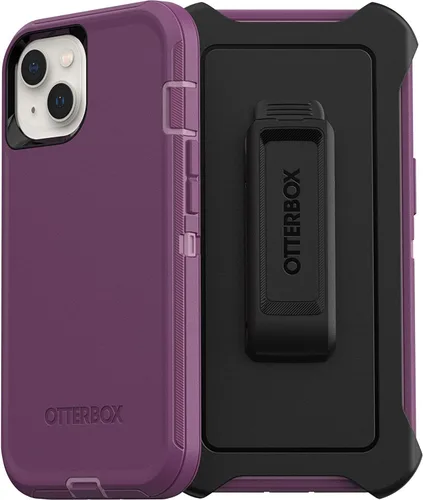 Miniatura 2 de OtterBox Defender Series Series - Funda para iPhone 13 (solamente), color morado Púrpura