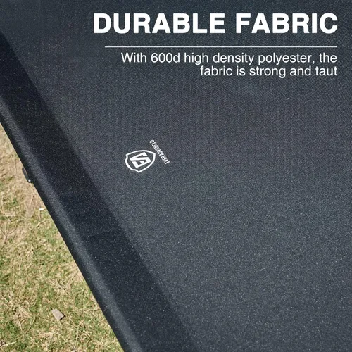 Miniatura 5 de EVER ADVANCED Catre de Campamento Extra Ancho para Adultos, Catres de Dormir de Tamaño Extragrande XXL, Cama Plegable con Bolsa de Transporte, 84.3