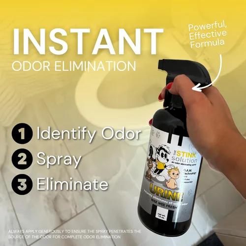 Miniatura 3 de The Stink Solution El espray eliminador de olores de orina elimina completamente la orina de gato, la orina de perro y el olor a orina humana