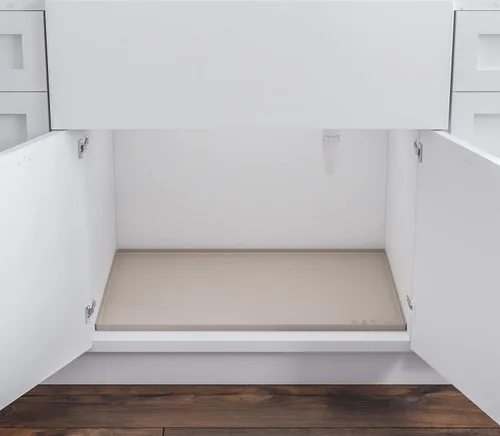 Miniatura 8 de BASIN - Tapete debajo del fregadero para baño - Las alfombrillas originales de silicona para debajo del fregadero para baño impermeables - Bandeja