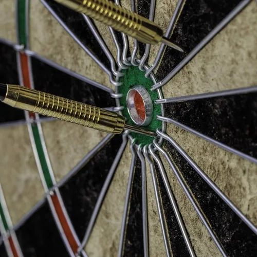 Miniatura 11 de DMI Sports - Juego de dardos en gabinete, incluye iluminación LED u opción de puntuación electrónica