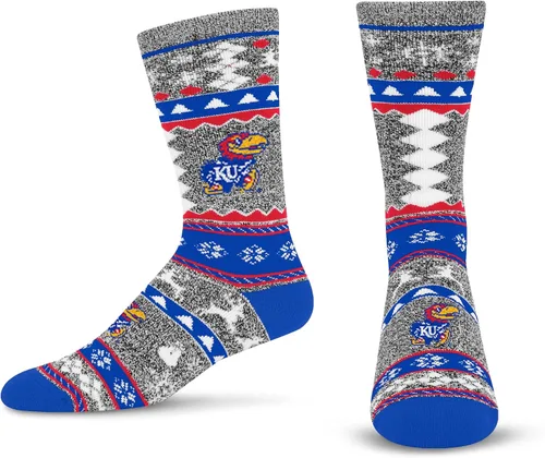 Miniatura 40 de For Bare Feet Ugly Holiday Sweater Crew Sock NCAA