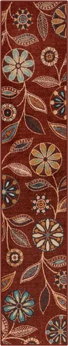 Miniatura 54 de Maples Rugs Reggie - Alfombra de pasillo floral, fabricada en Estados Unidos, lavable, antideslizante, alfombra de interior para cocina, pasillo