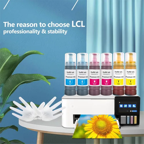 Miniatura 3 de LCL Botellas de repuesto de tinta compatibles para tinta 502 T502 compatible con Ecotank ET-2700 ET2760 ET-4760 ET2750 ET-3760 ET-2850 ET-15000