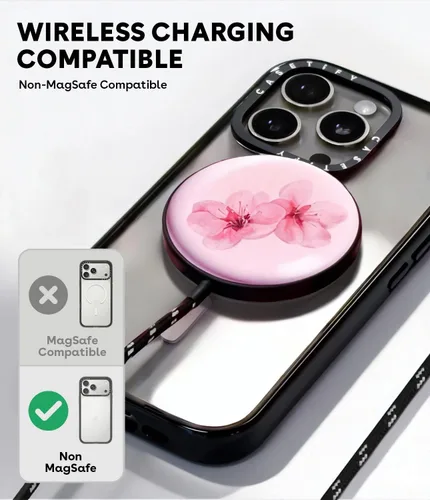 Miniatura 7 de CASETIFY Funda compacta para iPhone 13 [protección contra caídas de grado militar 2X de 4 pies/delgada/ligera] - Cinta de conejo - Negro transparente
