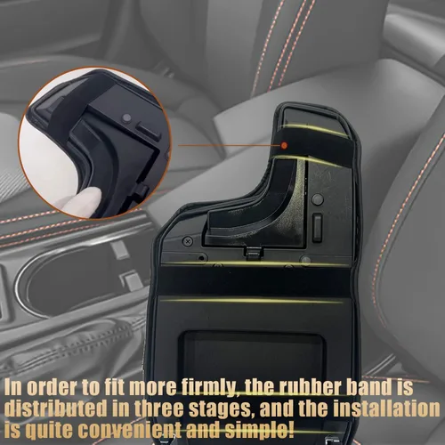 Miniatura 5 de Accesorios de decoración, protector de prevención de arañazos, funda para reposabrazos de consola central de automóvil para Subaru Crosstrek