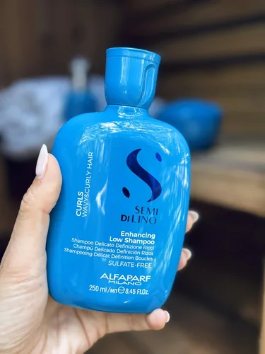 Miniatura 5 de Alfaparf Milano Semi Di Lino - Champú sin sulfatos para cabello ondulado y rizado, hidrata y nutre, reduce el encrespamiento, protege contra