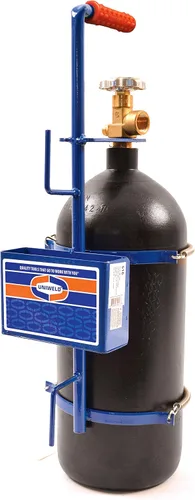 Miniatura 2 de Uniweld Soporte de transporte de metal 516 para un tanque de nitrógeno de 40 pies cúbicos