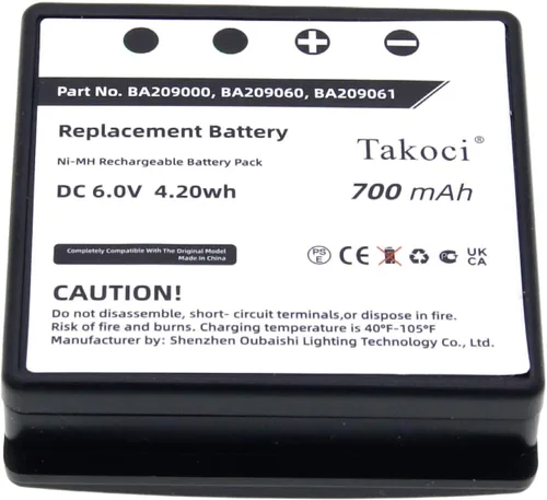 Miniatura 5 de BA209000, BA209060, BA209061 Batería de repuesto para HBC Radiomatic FUB9NM, Eco, Spectrum 1, Spectrum 2, Linus 4, 6 / Micron 4, 6 transmisor