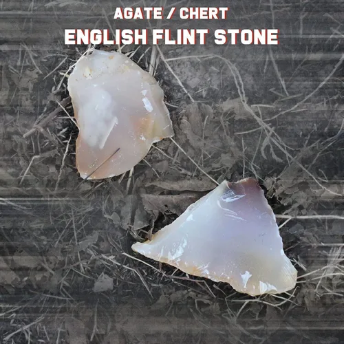 Miniatura 3 de PSKOOK Kit de golpeador de acero de pedernal para fuego primitivo, piedra de pedernal inglesa (pedernal, 1 unidad)