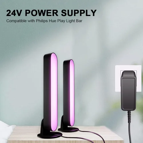 Miniatura 2 de Fuente de alimentación Philips Hue, adaptador de corriente TAIFU de 24 V para barra de luz Philips Hue Play 440400980001 440400982931 S020XM2400083