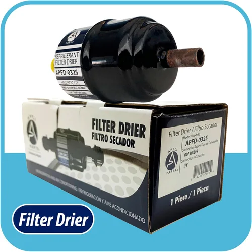 Miniatura 5 de Appli Parts APFD-032S 1/4 pulg Filtro Secador de Línea Líquida Refrigerante AC hvac Refrigeración 032S ODF Suelda por Sudoración conexión universal