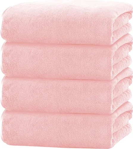 Miniatura 19 de Cosy Family Juego de toallas de microfibra de 8 piezas, 2 toallas de baño, 2 toallas de mano y 4 paños de lavado, toallas ultra suaves y altamente