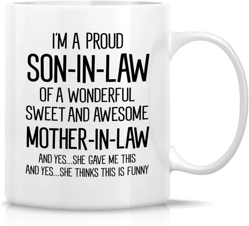 Miniatura 21 de Retreez - Taza divertida con texto en inglés "Mum Well Done I'm Awesome", 325 ml, tazas de café de cerámica, mensaje divertido, sarcástico