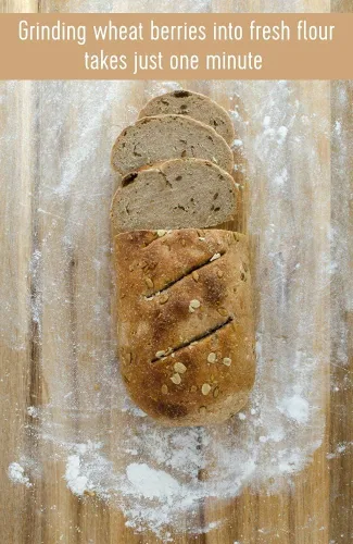 Miniatura 10 de Marca Palouse Certificada Libre de Residuos de Glifosato Grano de Trigo Duro Blanco 15 Libras Paquete de 3 Cultivado por una Familia